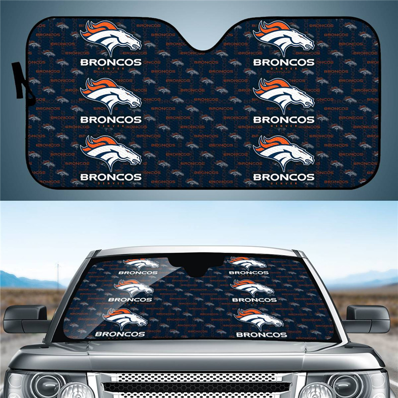 Denver Broncos Auto Car Windshield Window Sun Shade(Pls check description for details)